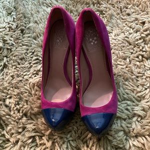 Vince Camuto Color Block Platform Heels